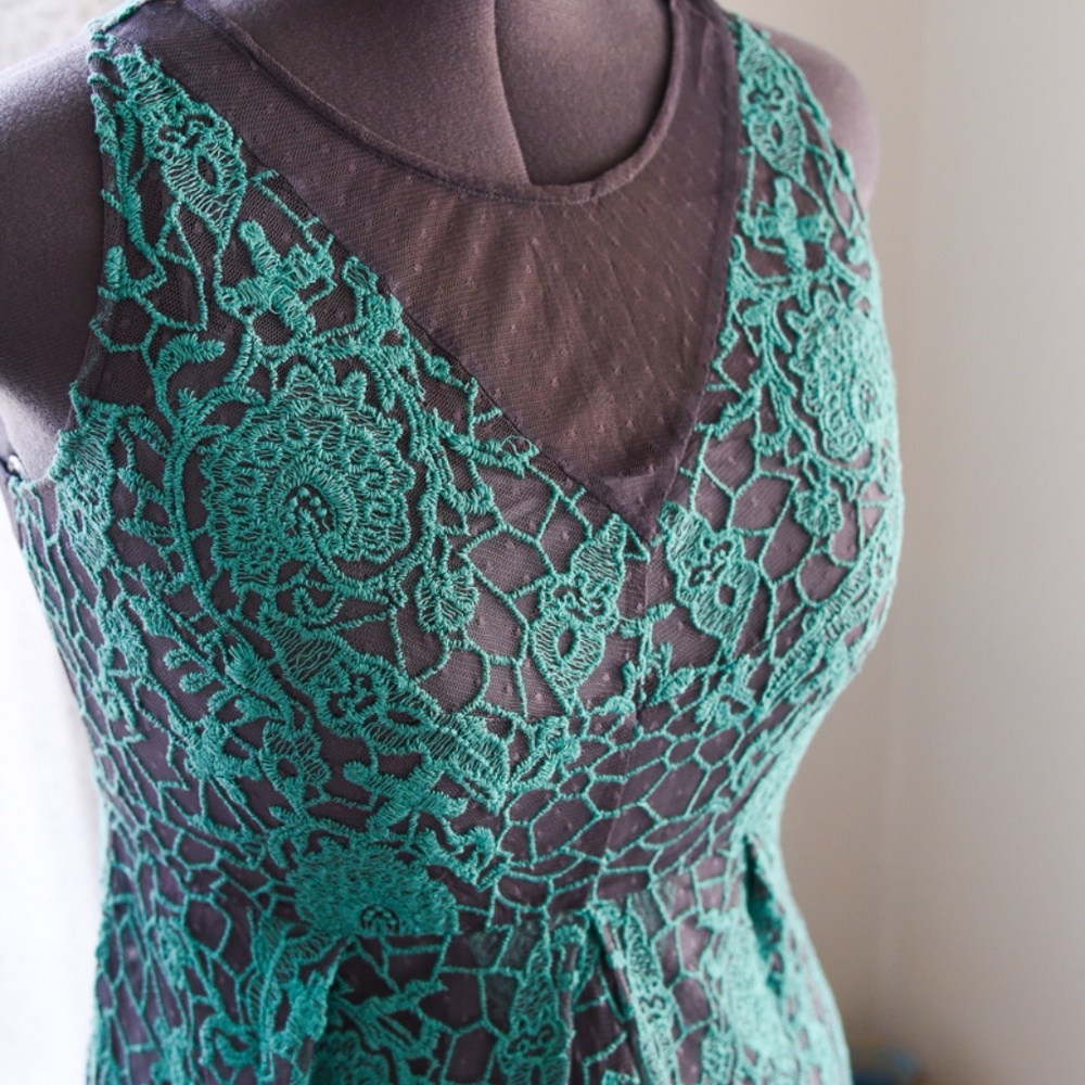 Yoana Baraschi Anthropologie Lace and Tulle Dress